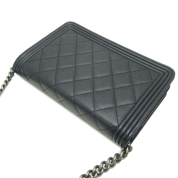 CHANEL Black Caviar Leather Wallet - Picture 4 of 10